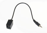 Stereo Audio Over CAT5 CAT6 Cable Extender 100m 3.5mm Jack No Power Required Black (per Pair) C5AUDIO - k2audio