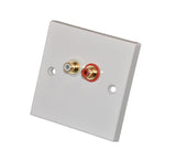 Keene Cat5Blaster Stereo Audio Wallplate Pair Send audio over CAT5 cable C5QCSP - k2audio