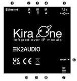 Kira One Transmitter and Receiver Pair Infrared to IP Bridge Ethernet and wifi