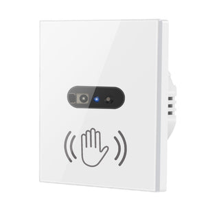 Infrared non contact no touch gesture on/off Wall Light Switch White
