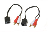 Stereo Audio Over CAT5 CAT6 Cable Extender 100m Rca Phono Plugs No Power Required (per Pair) C5AUDIOP - k2audio