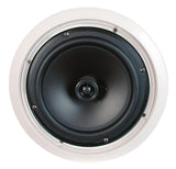Architectural Ceiling Mount Speakers 8" 200mm 40W White (pair)