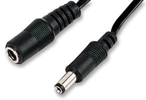 2.1mm DC Extension Cable Plug To Socket 5 Metre - k2audio